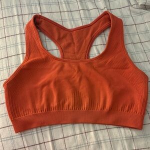 Vibrant Orange Sports Bra